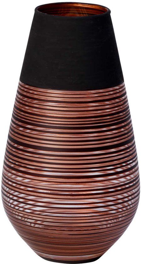 Villeroy & Boch Manufacture Swirl Soliflor Vase - 10cm - Brown/Black