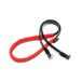 Leica COOPH Paracord Strap Zwart/Rood - 126cm