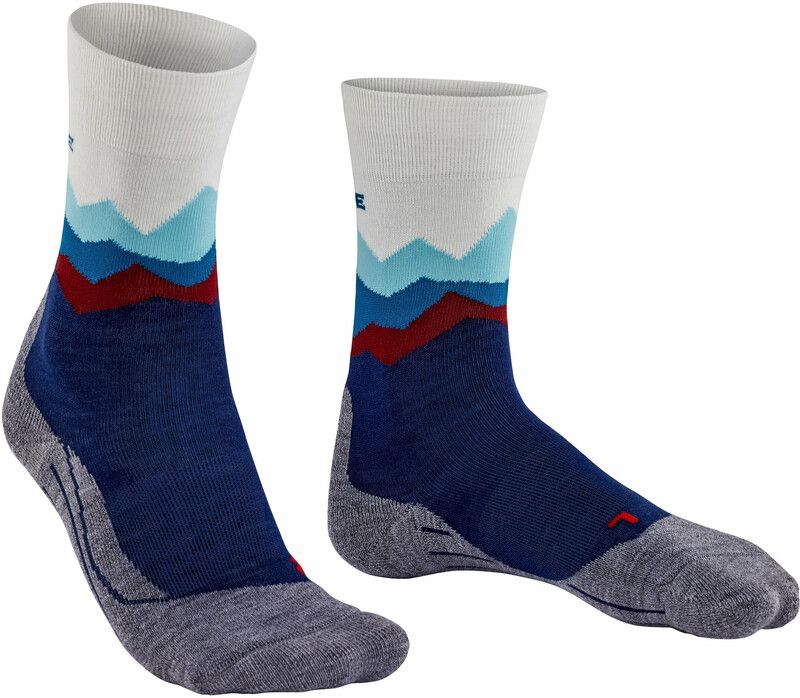 Falke TK2 Crest Trekking Sokken Dames - blauw/grijs