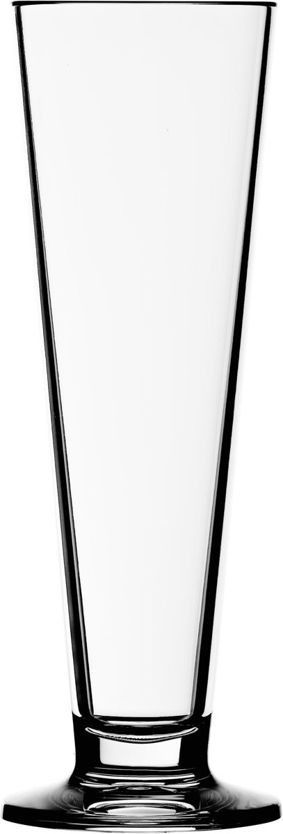 Strahl Design+Contemporary Bierglas op voet - 414 ml - Transparant