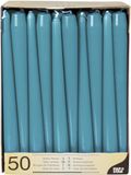 50 PAPSTAR 50 kandelaarskaarsen Ø 2,2 cm 25 cm turquoise