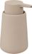 5five Zeeppompje/zeepdispenser Cocoon - kunststeen - beige - 300 ml - keuken/badkamer/toilet
