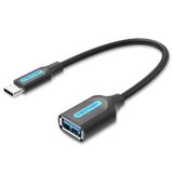 Vention CCVBB Câble USB USB 3.2 Gen 1 (3.1 Gen 1) 0,15 m USB C vers USB A Noir