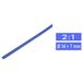 TRU COMPONENTS 1225517 Krimpkous zonder lijm Blauw 14.70 mm 7 mm Krimpverhouding:2:1 per meter