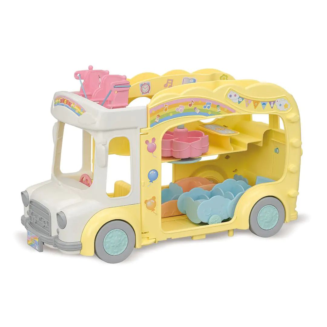 Sylvanian Families Regenboog Babybus - Bus Speelset