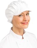 Whites Chefs Clothing Whites muts met klep wit