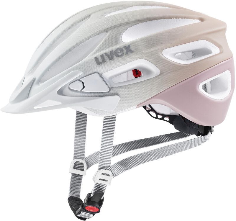 UVEX True CC Helmet - wit/roze - 2021