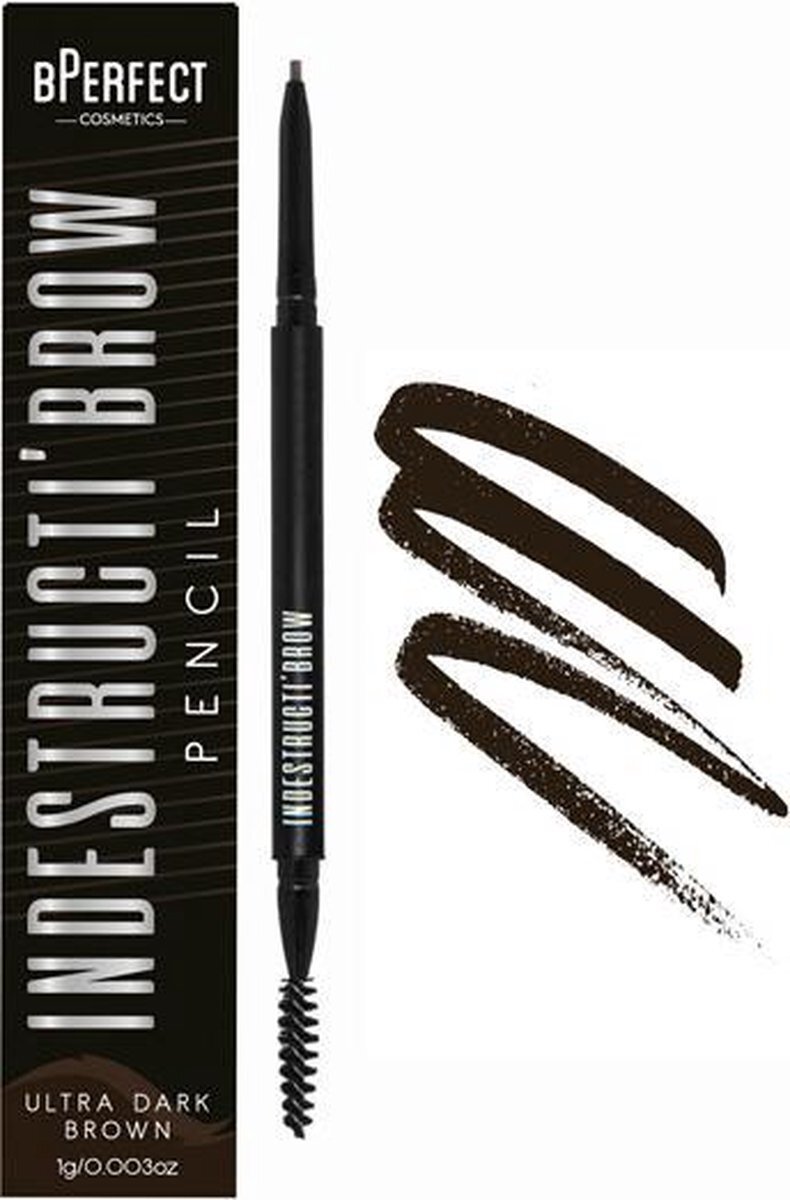 bPerfect Cosmetics - Indestructi’Brow Pencil - Ultra Dark Brown