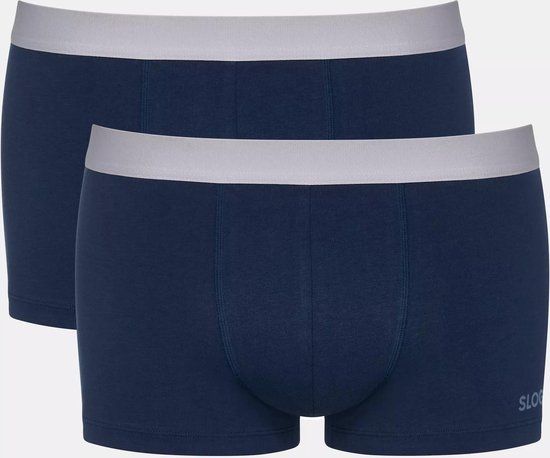 sloggi GO ABC 2.0 Hipster 2P Heren Onderbroek - NAVY - Maat M - 2-Pack - Biologisch Katoen