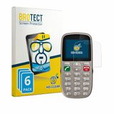 BROTECT - Screenprotector voor Gigaset GL395 - Folie Beschermfolie transparant 6 Stuks