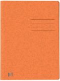 Oxford map A4, van karton, oranje, 25 stuks