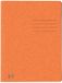 Oxford carte A4, en carton, orange, 25 pièces