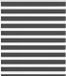 vidaXL Zebra Rolgordijn 125x100 cm Zwart