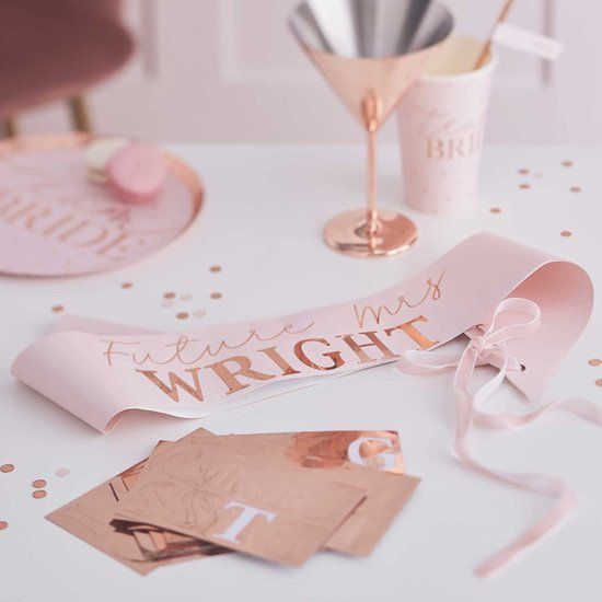 Ginger Ray Sjerp Rose Gold Vrijgezellenfeest