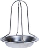 BBQ Collection RVS Kiprooster/Kiphouder voor de Barbecue 20 cm