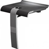 Siège de douche escamotable Arsis - Gris anthracite et gris mat