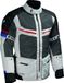 DIFI Corsica Aerotex veste de moto en textile, gris/noir/rouge, taille XL