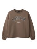Name it Sweatshirt Loose fit Kinderen Chocoladebruin