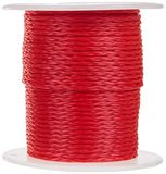Meister Metselaarskoord rood - 50 m lengte - Ø 2,0 mm - polyethyleen gevlochten - knoopvast - scheurvast & belastbaar - op spoel/richtsnoer/bouwsnoer/soldeersnoer/bestratingskoord / 6306210