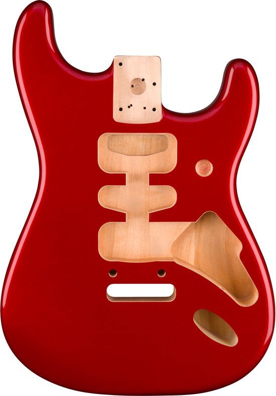 Fender Deluxe Series Stratocaster Alder Body HSH Candy Apple Red - Gitaaronderdeel