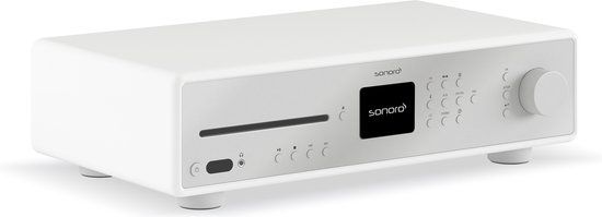Sonoro Maestro X Smart Hi-Fi Receiver - White/Silver