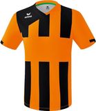 Erima Siena 3.0 Shirt Korte Mouw Heren - Zwart / Oranje | Maat: M
