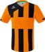Erima Siena 3.0 Shirt Korte Mouw Heren - Zwart / Oranje | Maat: M