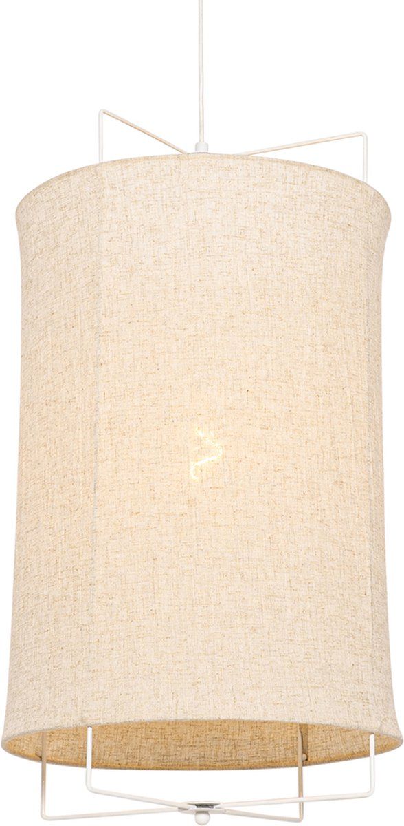 QAZQA Rich Design Hanglamp - Ø 40 cm - Beige