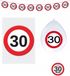 Shoppartners 30 jaar stopbord versiering basis set