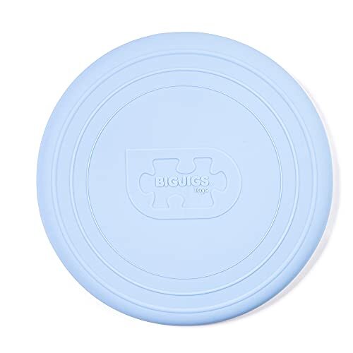 Bigjigs Toys Opvouwbare Frisbee Flying Disc Beach Toy - Poeder Blauw