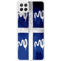 Samsung Galaxy A22 Drapeau martinique Verstevigd hoesje met sublimatie bedrukking