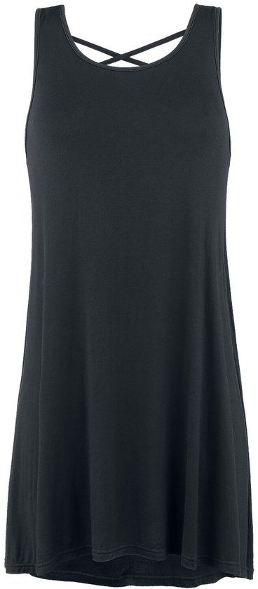 Black Premium by EMP Zwarte jurk met vetersluiting - Dames - L