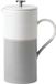 Royal Doulton COFFEE French Press 1,5 l / 2,6 pt Gris Porcelaine Lavable au lave-vaisselle