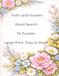 Faith and Flowers Word Search: A Peaceful Christian Puzzle Book for Relaxation, Reflection, and Stress Relief | Large Print Word Searches with Scripture-Inspired Words