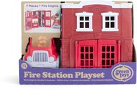 Green Toys Caserne de pompiers - Rouge - Plastique