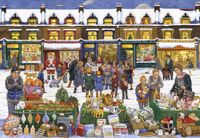 Grafika Puzzle Kerstmarkt Alfabet 1000 stukjes