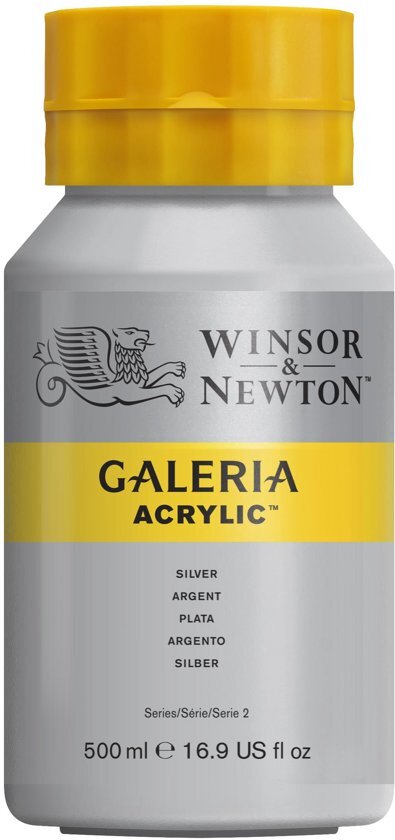 Winsor & Newton Galeria Acryl 500ml Silver