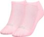 PUMA Sneaker (2-pack) - dames enkelsokken - roze - Maat: 35-38