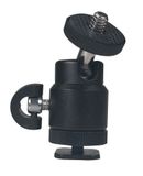 B.I.G. 425874 statiefkop Zwart 1/4" bal