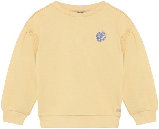 DAILY7 Sweater Print Meisjes - Geel - Maat 110