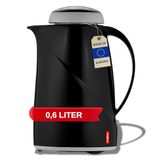 Helios Wave Mini Vacuüm Kruik Zwart 0.6 Liter