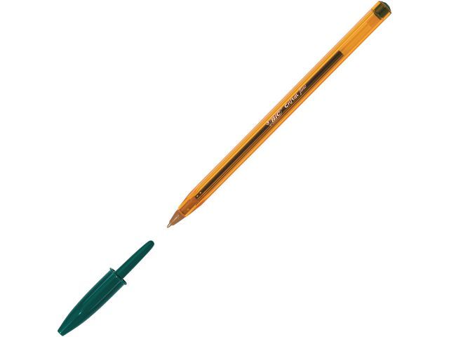 BiC Cristal Grip Balpen - Groen - Medium Punt 1 mm