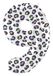 Folat Folieballon Cijfer 9 Bright Panther - 86 cm