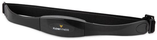 Flow Fitness 5 kHz Borstband / Hartslagband - Zwart