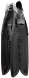 Cressi Gara Turbo Flex Freedivingvinnen Zwart EU 40-41