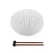 Gear4music Life 10 Stalen Tongdrum 11 Noten, D-Major, Wit