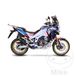 SBK Leovince Lv One Evo Black Edition Honda Crf 1100 L Africa Twidventure Sport/dct 20-22 Stainless Steel&carbon Homologated Exhaust Silencer Silver