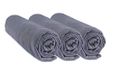 Set Easy Dort Set van 3 hoeslakens voor babywieg, wieg, babybed, paraplu, 100% katoen, rekbaar, zacht en ademend, merk Easy dort | Oeko-Tex label | gemaakt in Europa (grijs, 32 x 72 cm)
