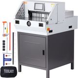 Vevor Elektrische Papiersnijder met Hendelsnijder, 482,6 mm Maximale Snijbreedte, 80 mm Maximale Snijdikte, Papiersnijder, 800 Vel Standaard Kopieerpapier Papiersnijder ±0,3 mm