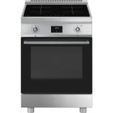 Smeg C6IPXT2 Vrijstaand fornuis - Elektrisch - Inductiekookplaat - Roestvrijstaal
